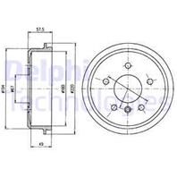 Барабан тормозной [180x49] 5 отв.