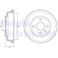 Beben hamulcowy tyl chevrolet aveo 1.2-1.6 03.11-