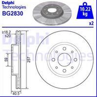 BG2830_диск тормозной передний! Alfa Romeo 145-155  Fiat Brava 1.6-2.0 92&gt