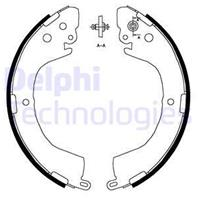Барабанные тормозные колодки задние LS1826 от производителя DELPHI