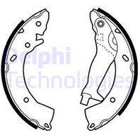 Барабанные тормозные колодки задние LS1966 от компании DELPHI