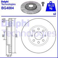 BG4004_диск тормозной передний! Fiat Grande Punto 1.2/1.4/1.3D 05&gt