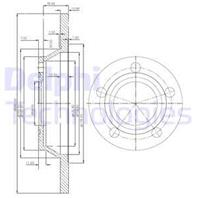 BG2987_диск тормозной передний! Audi A4 1.6/1.9TDi 95&gt