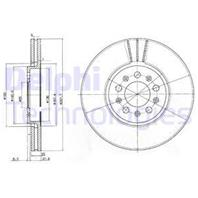 BG3035_диск тормозной передний! Audi A3  VW Bora/Golf 1.8T/2.3/1.9TDi 96&gt