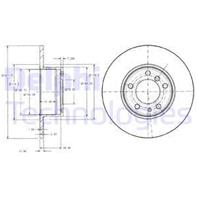 Bg2430_диск тормозной передний! bmw e34 1.8-2.5tds m20/m21/m40-m51 87-97