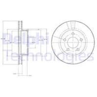 Диск торм.(цена за к-т) перед. Ford Explorer 10/92>12/01