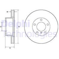 Диск тормозной mercedes w463 89- передний вент.d 315мм.