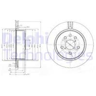 BG4024_диск тормозной задний! Lexus GS 3.0/4.3 05&gt
