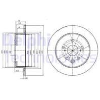 Диск торм зад.[291x10] 5 отв.