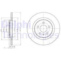 BG3741_диск тормозной задний! Citroen C8  Peugeot 807 2.0-2.2HDi 02&gt