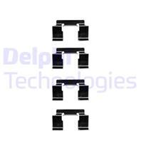 LX0337_!ремк-т торм.колодок пер. Nissan Almera 1.5/1.8/2.2DCi/1.6 16V 00&gt