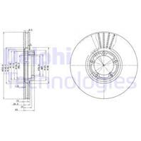 BG3365_диск тормозной передний! Ford Transit 94&gt