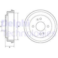 Beben hamulcowy tyl kia picanto 1.0/1.1/1.1d 04.04-