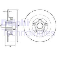 Brake disk with bearing