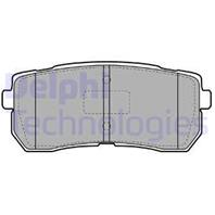 [LP2095] Delphi К-т торм. колодок Re Kia Carnival 06-&gt