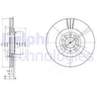 BG3528_диск тормозной передний! Audi A3/TT  VW Golf/Bora 1.8-2.8 98&gt