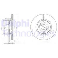 Диск торм.(цена за к-т) перед. Toyota Yaris 08/05>