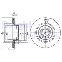 Диск тормозной LAND ROVER RANGE ROVER 3.6-5.0 05- передний D 360мм.