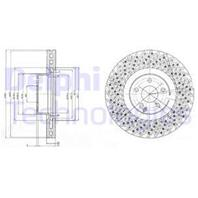 Диск торм.(ед.) перед. Mercedes Cl55+Cl600+Cl63+S55+S600+S63 09/01>