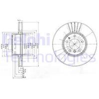 Диск торм. пер. вент.[324x30] 5 отв