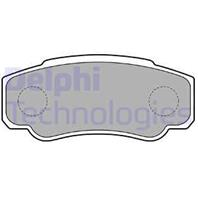 [LP1790] Delphi Колодки тормозные задние комплект на ось