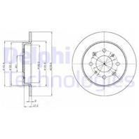 Диск торм зад.[239x9] 4 отв. ( MIN2)