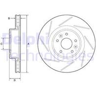Диск тормозной передн. лев/прав renault megane iii 2.0 11.08-