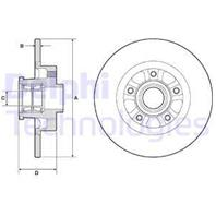 Brake disk with bearing