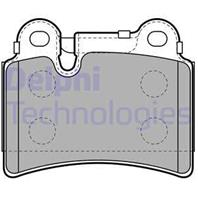 DELPHI LP2061 Колодки тормозные VOLKSWAGEN TOUAREG 06&gt R17 задние