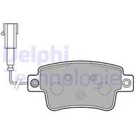 LP2231_колодки дисковые задние!\ Fiat Grande Punto 1.4/1.6D/1.9D 05>, Opel Corsa D 06>
