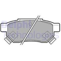 [lp625] delphi колодки тормозные задние комплект на ось