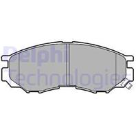 [LP1010] DELPHI Колодки тормозные передние комплект на ось