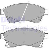 DELPHI LP2142 Колодки тормозные CHEVROLET CRUZE 1.6-2.0 09- передние