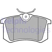DELPHI LP571 Колодки тормозные AUDI 96-/CITROEN 99-/RENAULT 98-/PEUGEOT 00-/VW 95- задние