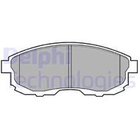 DELPHI LP812 Колодки тормозные NISSAN JUKE/MAXIMA/TEANA/TIIDA/SUZUKI SX4 перед. б/инд.износа