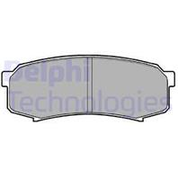 DELPHI LP963 Колодки тормозные TOYOTA LC 80/90/120 90&gt/MITSUBISHI PAJERO 3.8/3.2D 06&gt задние