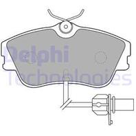 [lp1542] delphi колодки тормозные передние комплект на ось