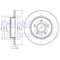 [BG4386] DELPHI Диск тормозной задний комплект 2 шт.