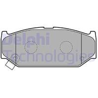 [LP2182] DELPHI Колодки тормозные передние комплект на ось