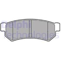 DELPHI LP2502 Колодки тормозные CHEVROLET LACETTI 05-/DAEWOO NUBIRA задние
