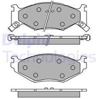 [LP891] Delphi К-т колодок торм. Fr Chrysler