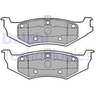 DELPHI LP1162 Колодки тормозные CHRYSLER 300M 98-04/PT CRUISER 01-/SEBRING 01-задние