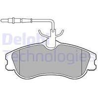[LP1607] Delphi Колодки тормозные передние комплект на ось