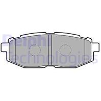 [lp2076] delphi колодки тормозные задние комплект на ось