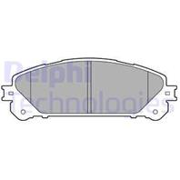 [lp2201] delphi колодки тормозные передние комплект на ось