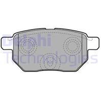 [LP2105] Delphi Колодки тормозные задние комплект на ось