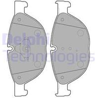 [lp2189] delphi колодки тормозные передние комплект на ось