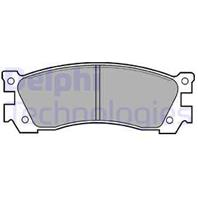 Колодки тормозные дисковые задние LP632 от компании DELPHI