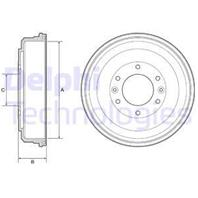 Beben hamulcowy tyl hyundai h-1 cargo  h-1 travel 2.5d 02.08-