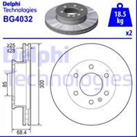 [bg4032] delphi диск тормозной